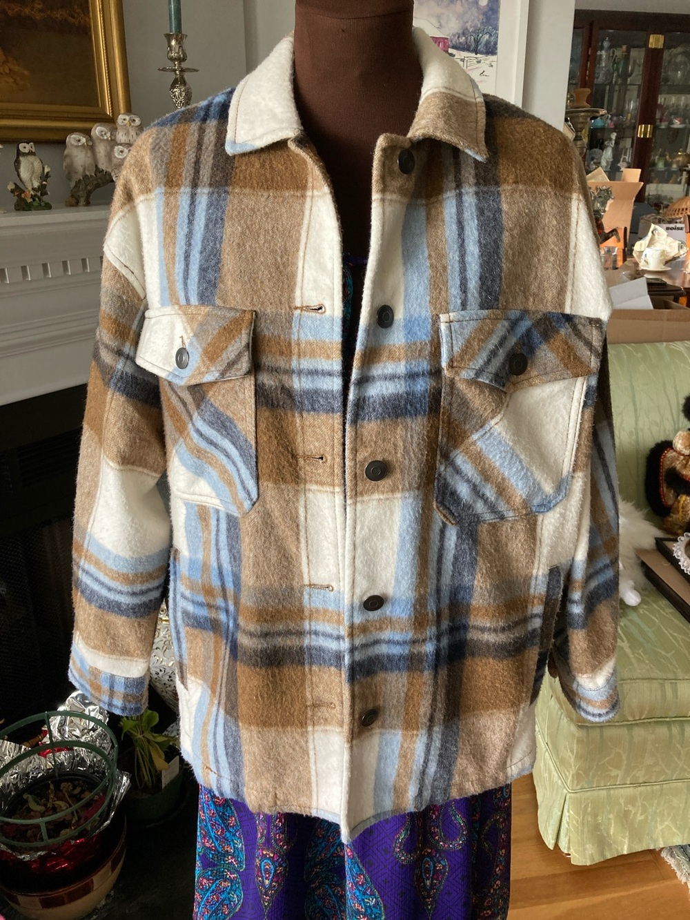 NWOT Stylish Boxy jacket.